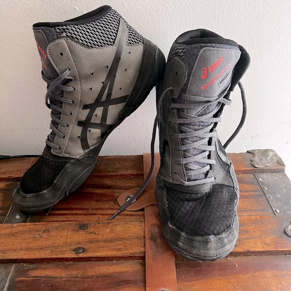 Men’s ASICS wrestling shoe. These still smell like new. Worn twice.